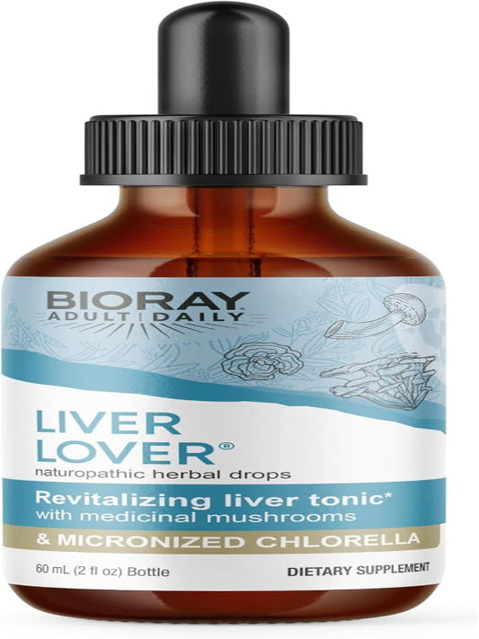 BIORAY Daily Liver Lover - 2 fl oz - Supports The Liver & Adrenals - Non-GMO, Vegan, Gluten Free Nirvana Guru