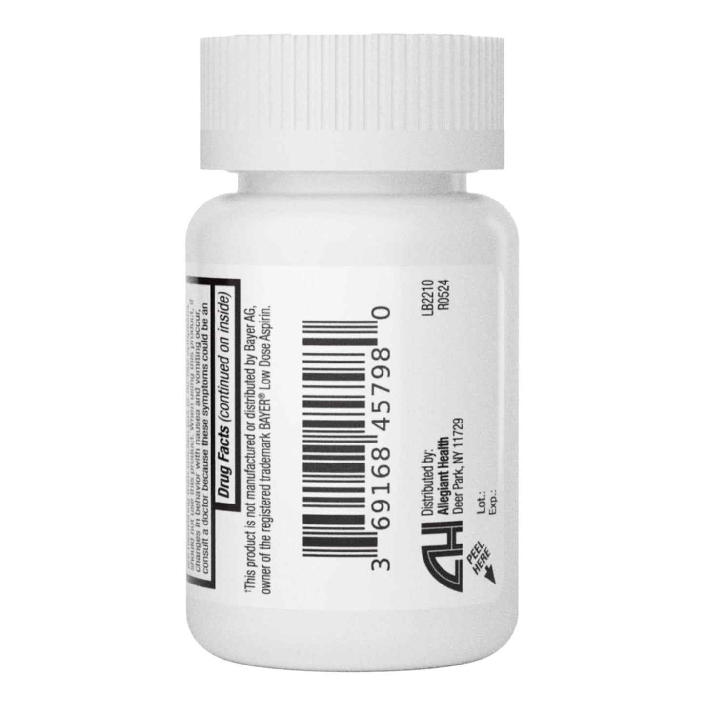 HealthA2Z® Aspirin 81 mg | Low Strength | Enteric Coated | Pain Relief | Reduces Minor Aches Muscle Pain & Cramps | Fever Reducer | Reduces Headache (365 Counts)