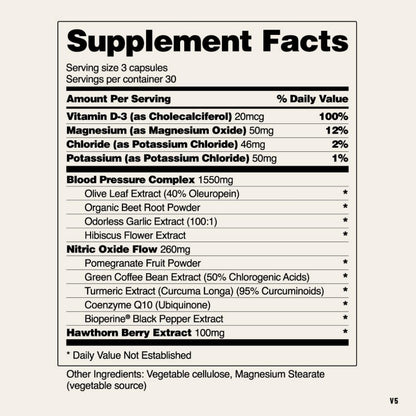 Snap Supplements Heart Health Supplements and Blood Circulation Supplements, 180 Capsules - Nirvana Guru