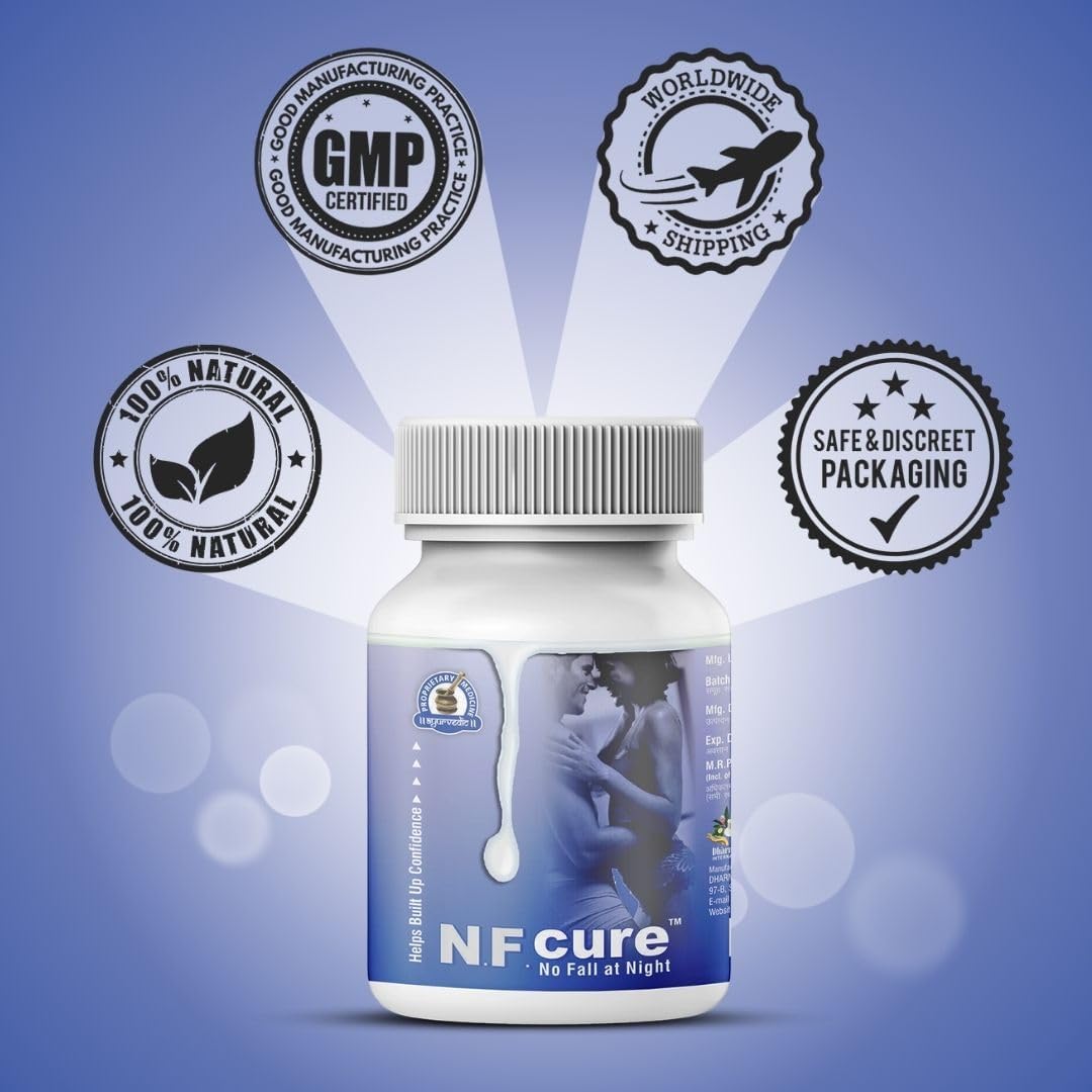 NF Cure Capsules for Men's Health, 60 Capsules Nirvana Guru