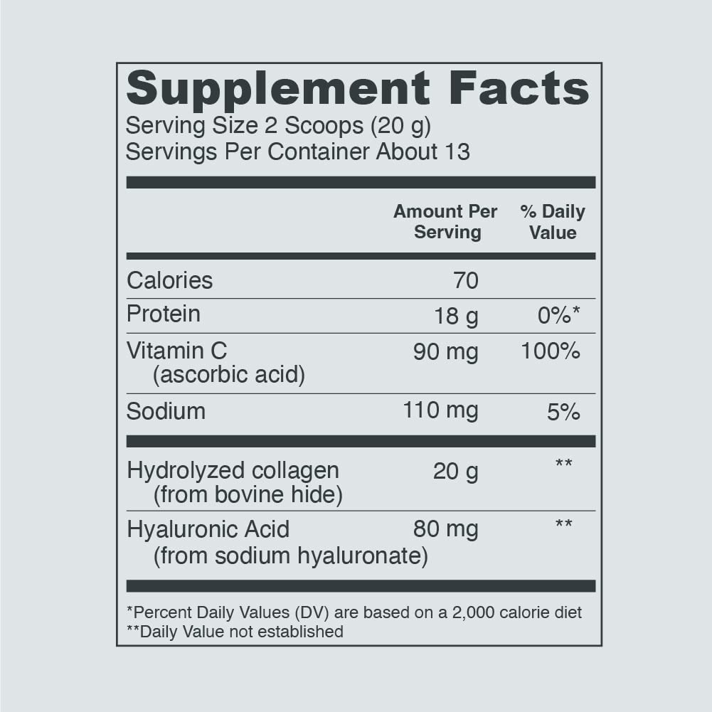 Vital Proteins, Unflavored Collagen Peptides, 20 Ounce - Nirvana Guru