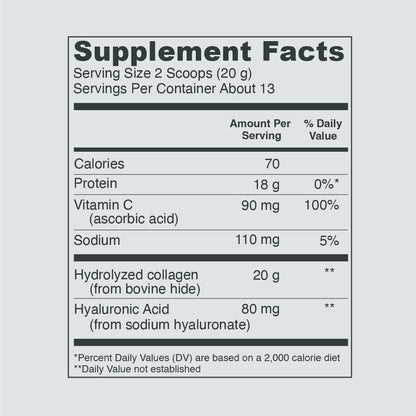 Vital Proteins, Unflavored Collagen Peptides, 20 Ounce - Nirvana Guru