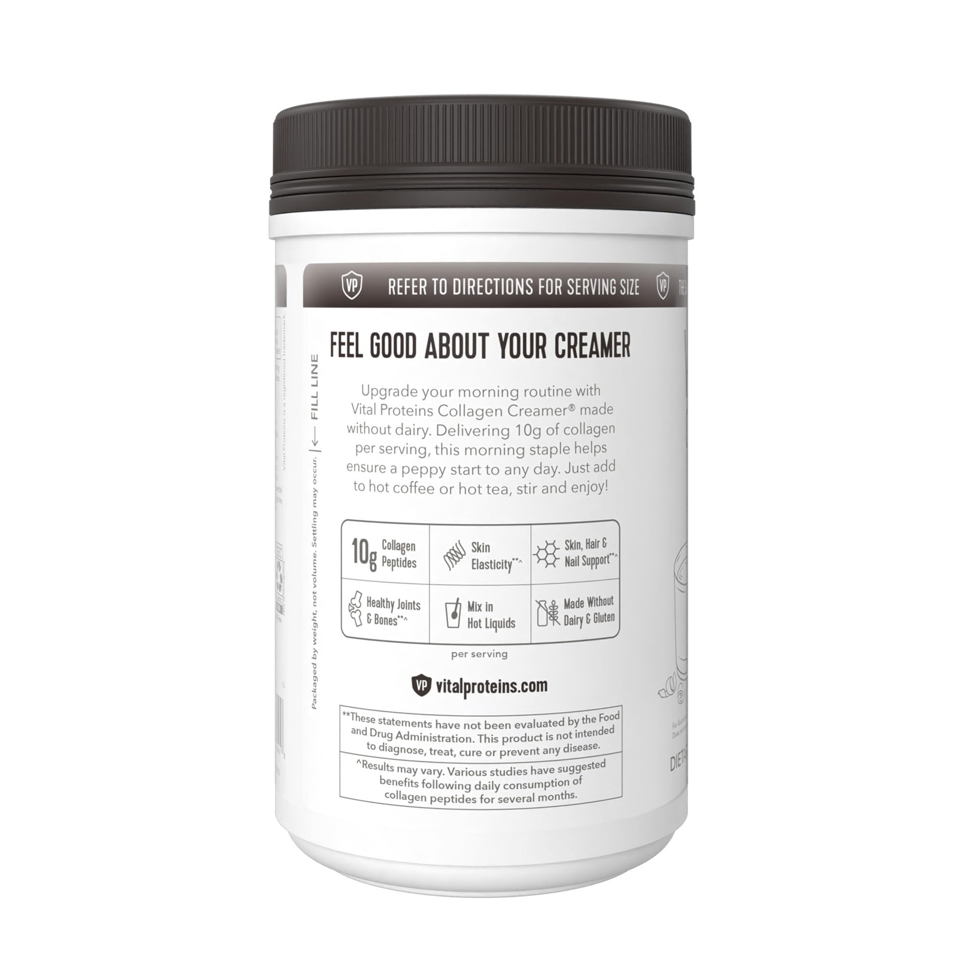 Vital Proteins Collagen Coffee Creamer, Coconut Milk based & Low Sugar Powder with Collagen Peptides Supplement - Supporting Healthy Hair, Skin, Nails with Energy-Boosting MCTs - Mocha 11.2oz - Nirvana Guru