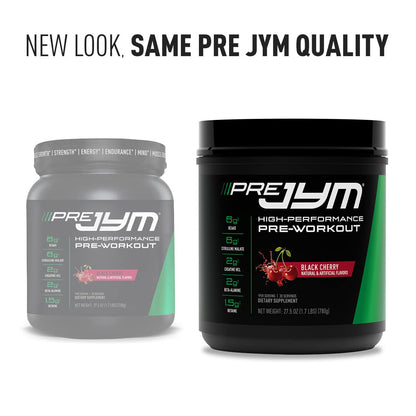 JYM Supplement Science Pre JYM Strawberry Kiwi Pre Workout Powder - BCAAs, Nootropics, Creatine HCI, Citrulline, Beta-Alanine, Betaine, Taurine, Huperzine 30 Servings Nirvana Guru