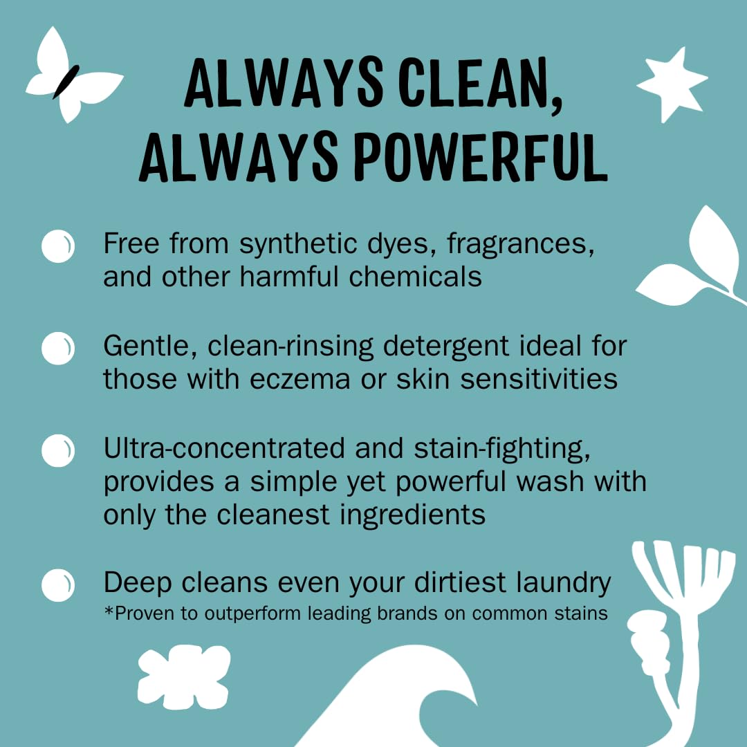 Molly's Suds Super Powder Detergent | Extra Strength Laundry Soap, Stain Fighting | Sensitive Skin | Simple, Effective Ingredients | 60 Loads - Lavender