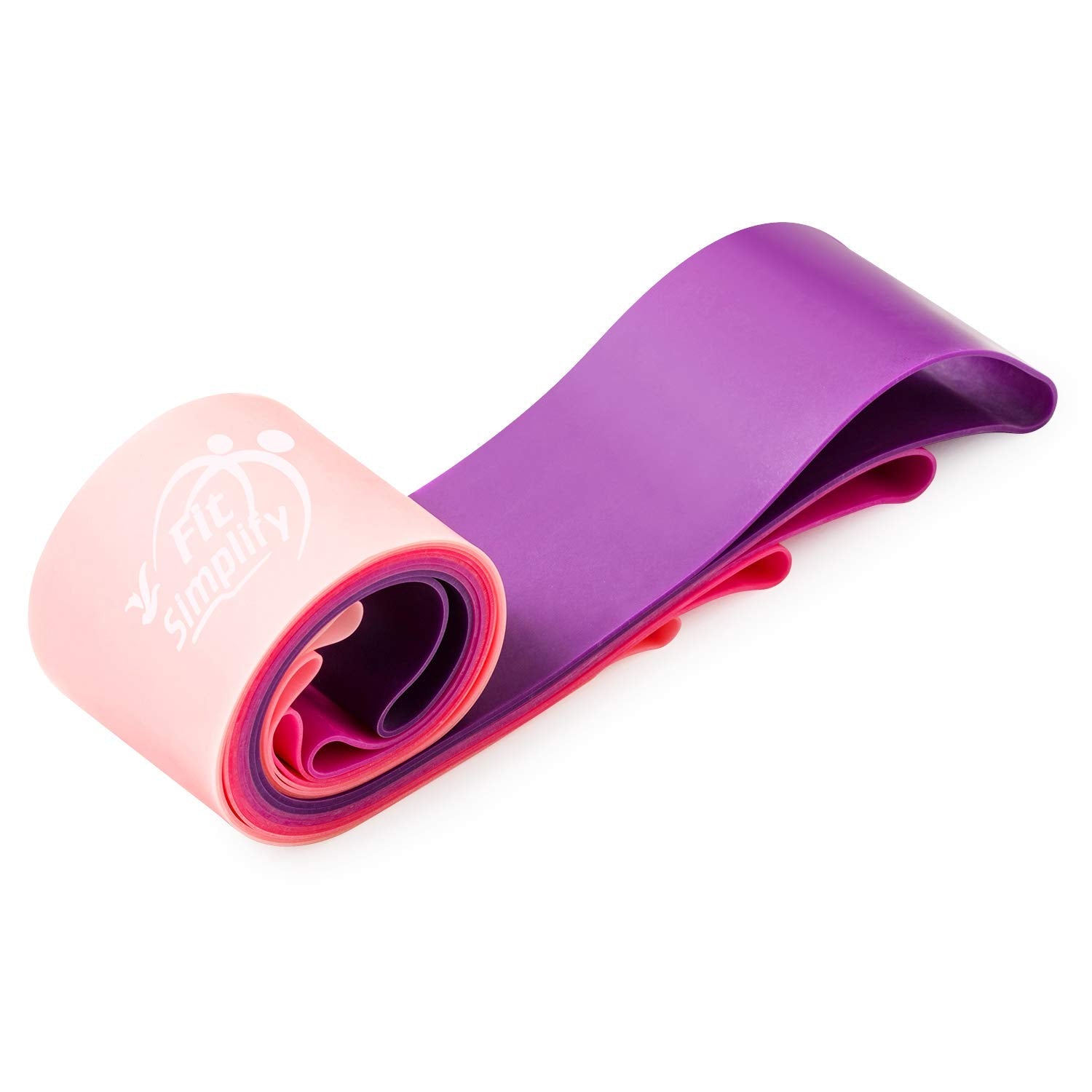 Fit Simplify Resistance Loop Exercise Bands with Instruction Guide and Carry Bag, Set of 5 Nirvana Guru