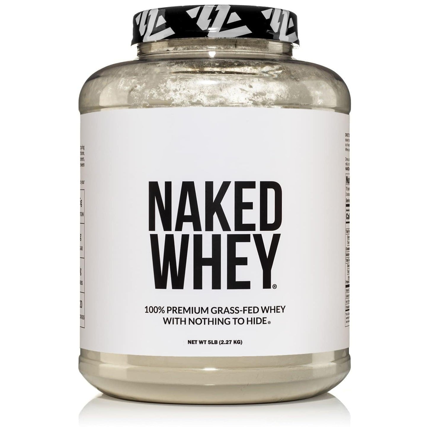 NAKED Whey Vanilla Protein Powder - Only 3 Ingredients - Grass Fed Whey Protein Powder, Vanilla Flavor, and Organic Coconut Sugar, No GMO, No Soy, and Gluten Free - 24 Servings