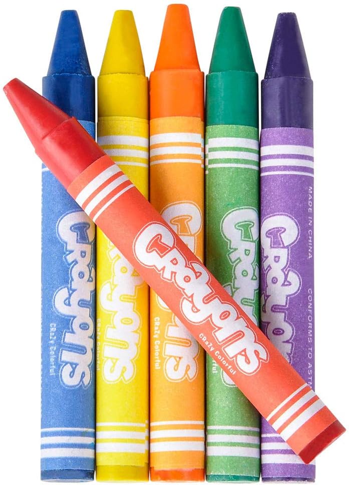 Bedwina Bulk Crayons - Case of 120, 6-Packs Total 720 Crayons Bulk School Supplies for Kids, Toddlers, Teachers, Restaurants & Classrooms, Nontoxic Travel, Party Favors, Goody Bags, Stocking Stuffers Nirvana Guru