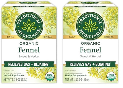 Traditional Medicinals Organic Fennel Tea, 16 Count - Nirvana Guru
