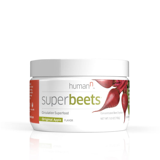 HumanN SuperBeets Beet Root Powder - Non-GMO Beetroot Superfood - Nitric Oxide Supplement for Heart Health, Circulation & Blood Pressure Support - Black Cherry, 30 Servings - Nirvana Guru