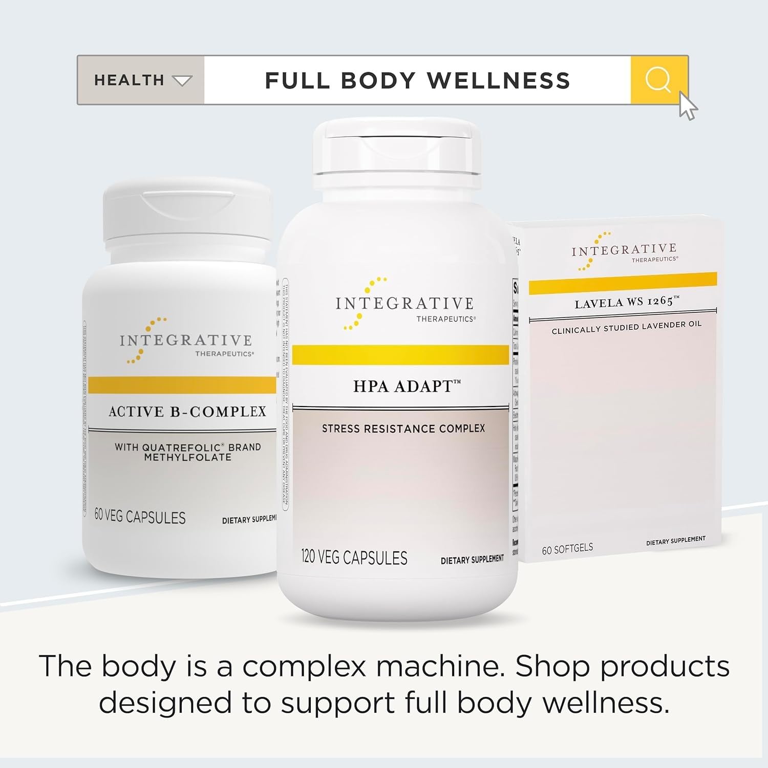 Integrative Therapeutics HPA Adapt - Supports a Healthy Stress Response* - Positive Outlook Supplement with Ashwagandha, Maca, Holy Basil & Rhodiola - Gluten-Free & Soy-Free - 120 Vegan Capsules - Nirvana Guru