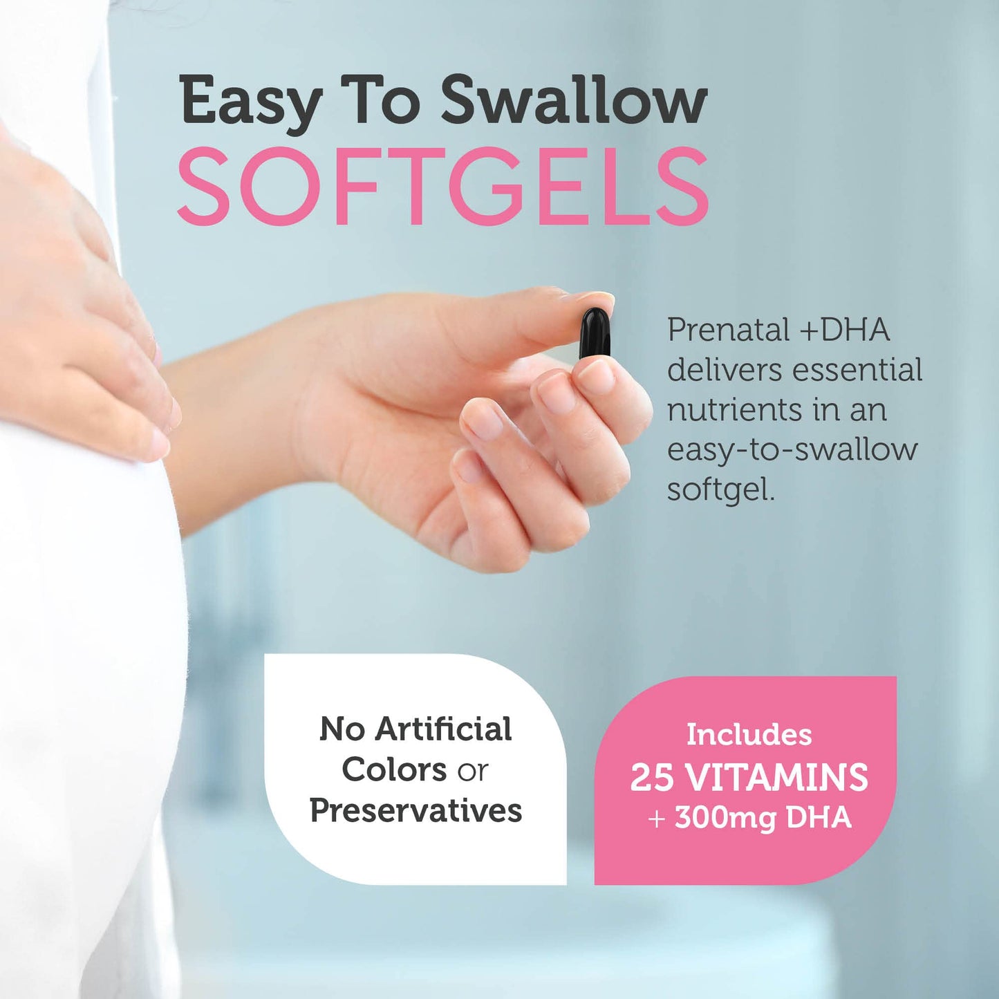 Zahler Prenatal Vitamin with DHA & Folate - DHA Supplements & Prenatal Multivitamin for Mother and Child - Kosher Prenatal DHA Prenatal Vitamins with Iron, Pre Natal Softgels 60 Count - Nirvana Guru