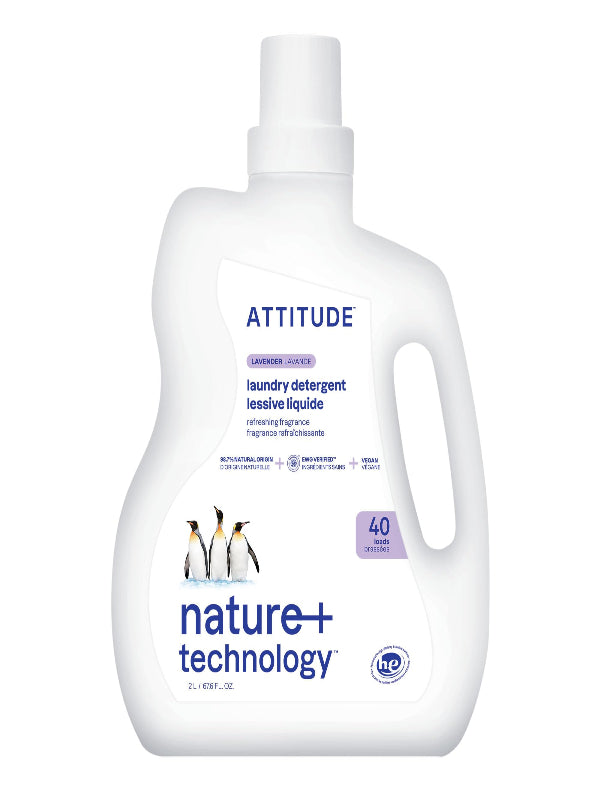 ATTITUDE Liquid Laundry Detergent, EWG Verified, HE Compatible, Plant-Based & Vegan, Natural Laundry Soap, Mountain Fresh Scent, 40 Loads, 67.6 Fl Oz Nirvana Guru