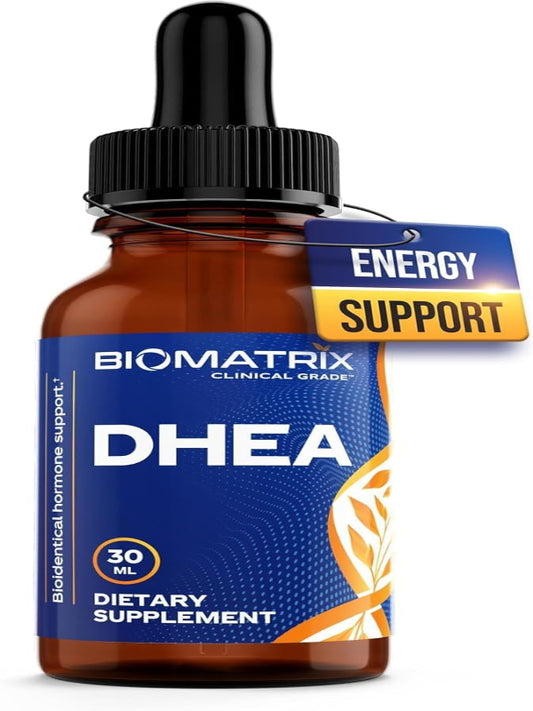 BioMatrix DHEA Liquid Hormone Supplement for Adrenal, Brain, Heart, Bone | Micronized and Liquified for Maximum Absorption, Precision Dosing, Efficacy DHEA (30 ML, 1200mg Total) Nirvana Guru