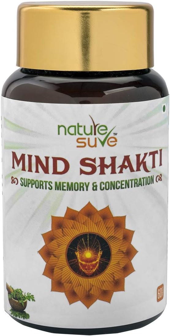Nature Sure™ Mind Shakti Tablets with Natural Herbs – 1 Pack (60 Tablets) Nirvana Guru