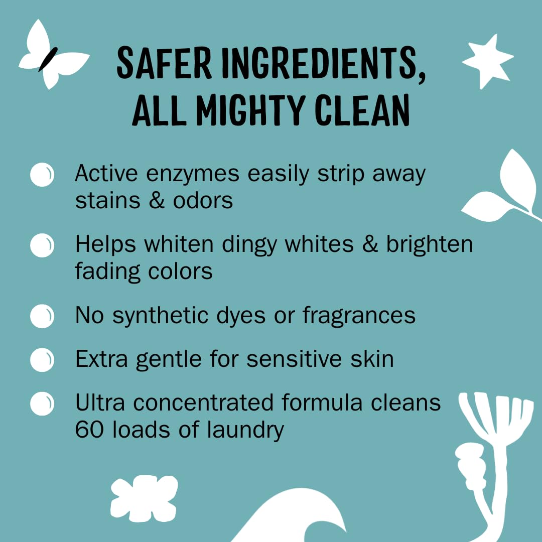 Molly's Suds Super Powder Detergent | Extra Strength Laundry Soap, Stain Fighting | Sensitive Skin | Simple, Effective Ingredients | 60 Loads - Lavender