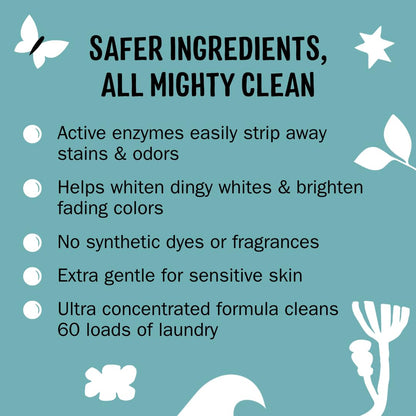 Molly's Suds Super Powder Detergent | Extra Strength Laundry Soap, Stain Fighting | Sensitive Skin | Simple, Effective Ingredients | 60 Loads - Lavender