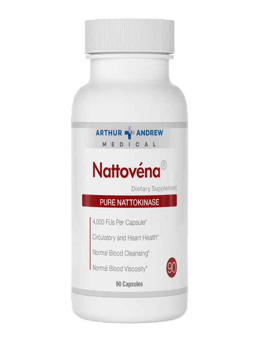 Arthur Andrew Medical, Nattovena, Pure Nattokinase Supplement, Double Strength 4,000 FUs per Capsule, 180 Nirvana Guru
