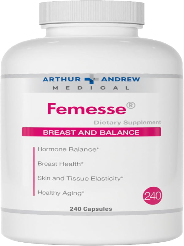 Arthur Andrew Medical, Femesse, Breast and Balance, Beauty and Hormone Support, Vegan, Gluten Free, 240 Capsules (60 Servings) Nirvana Guru