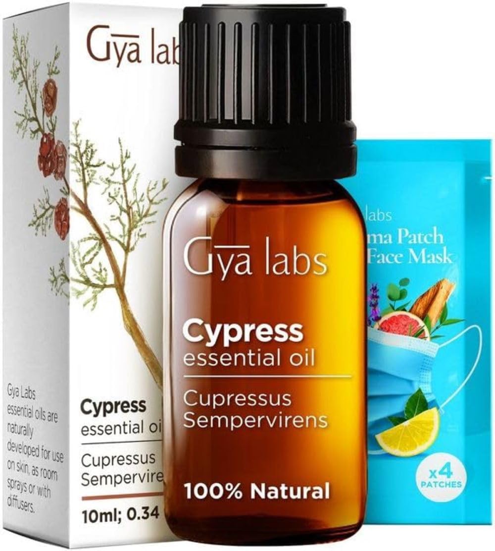 Gya Labs Frankincense Essential Oil for Face - 0.34 Fl Oz - 100% Pure Natural Frankincense Oil for Skin, Body Massages & Candle Making - Premium Grade for Wellness & Comfort - Woody & Calming Scent