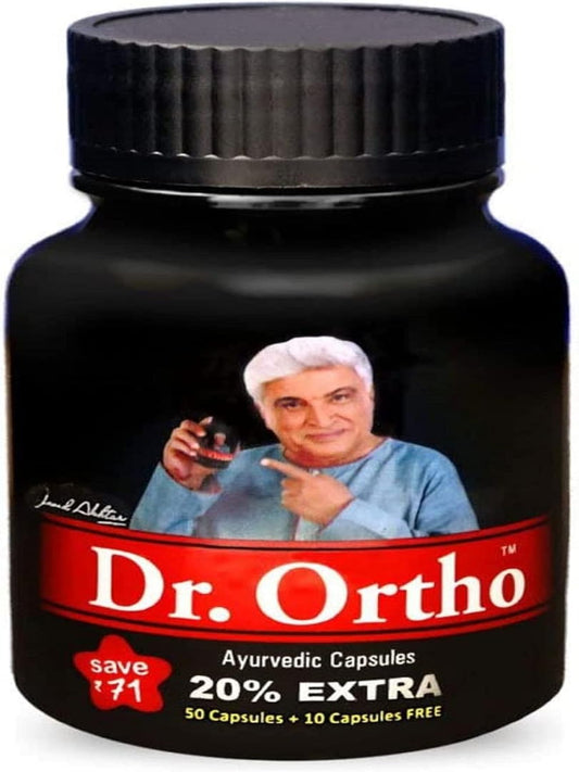 Ayushveda Dr Ortho Ayurvedic Capsules - 60 Count Nirvana Guru