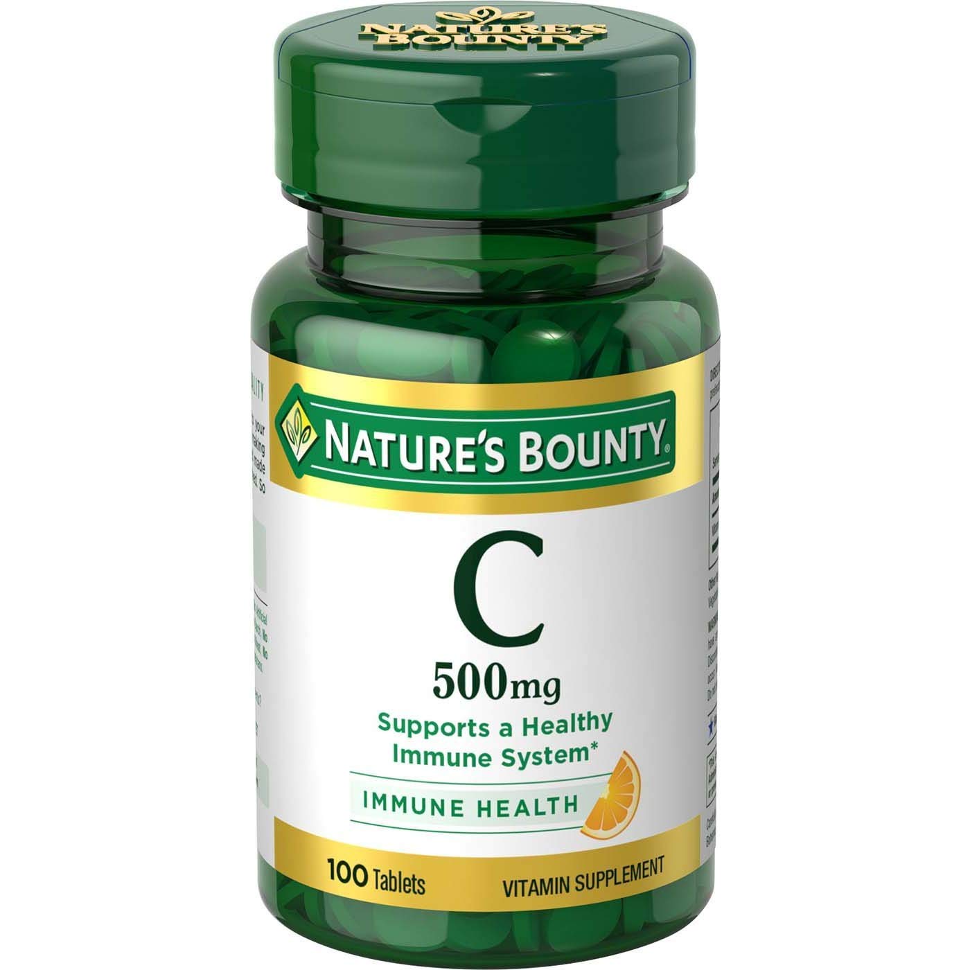 Nature's Bounty Vitamin C, Supports a Healthy Immune System, Vitamin Supplement, 500mg, 250 Tablets Nirvana Guru