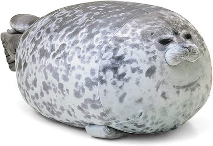 MerryXD Chubby Blob Seal Pillow,Stuffed Cotton Plush Animal Toy Cute Ocean Small(11.8 in) nirvanaguru