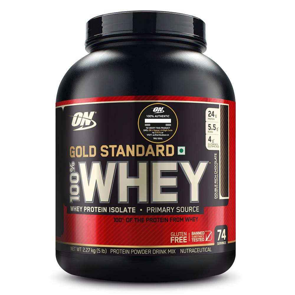 Optimum Nutrition Gold Standard 100% Whey Protein Powder, Double Rich Chocolate, 2 Pound (Packaging May Vary) - Nirvana Guru
