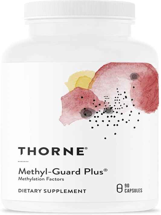 THORNE Methyl-Guard Plus - Active folate (5-MTHF) with Vitamins B2, B6 & B12 - Supports methylation & Healthy Level of homocysteine* - Gluten, Dairy & Soy-Free - 90 Capsules - Nirvana Guru