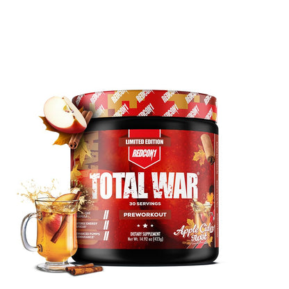 REDCON1 Total War Pre Workout Powder, Blue Lemonade - Beta Alanine + Citrulline Malate Keto Friendly Preworkout for Men & Women with 320mg of Caffeine - Fast Acting (30 Servings) Nirvana Guru
