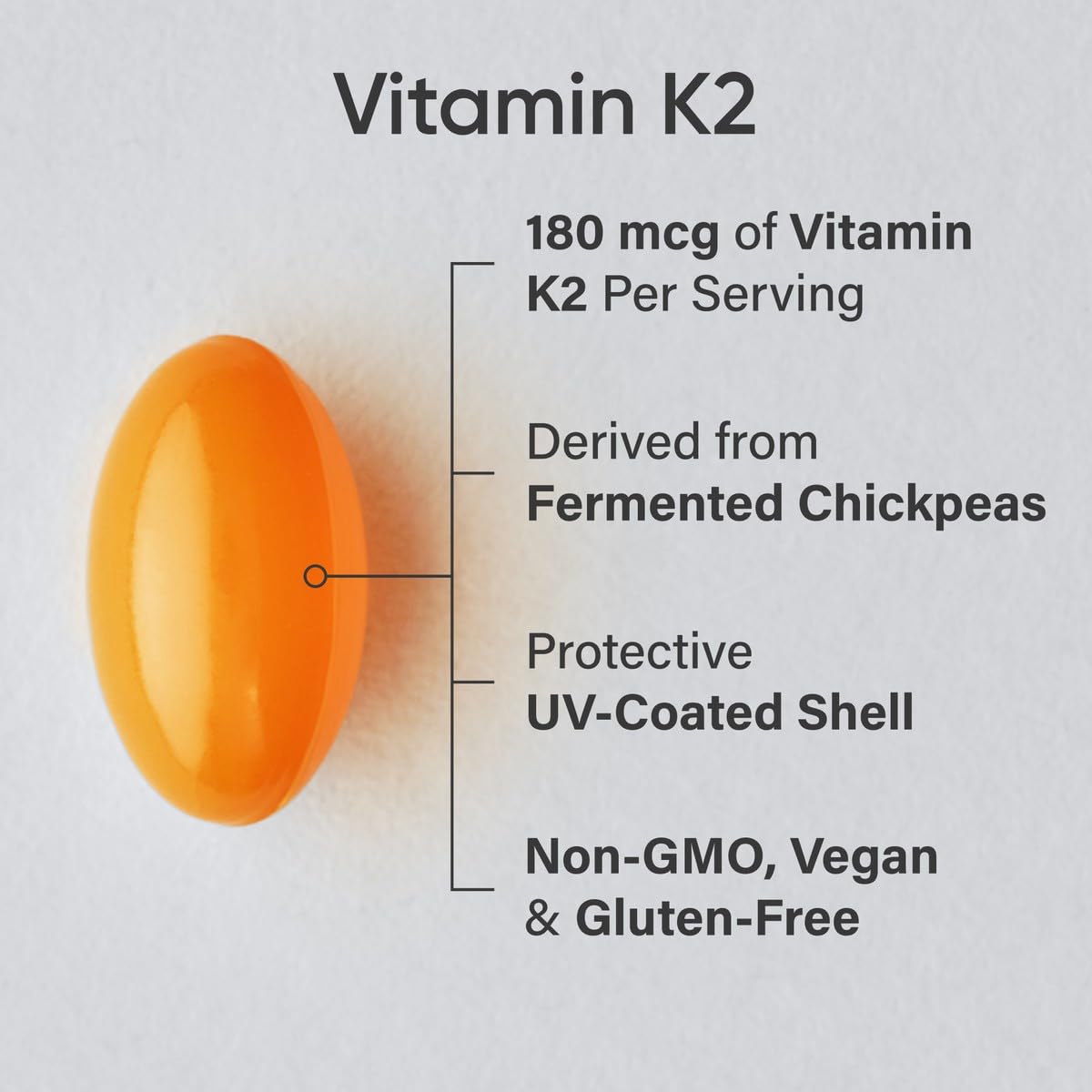 Sports Research Vitamin K2 as MK7 with Organic Coconut MCT Oil | Non-GMO Verified, Vegan Certified (60 Veggie-Softgels) - Nirvana Guru