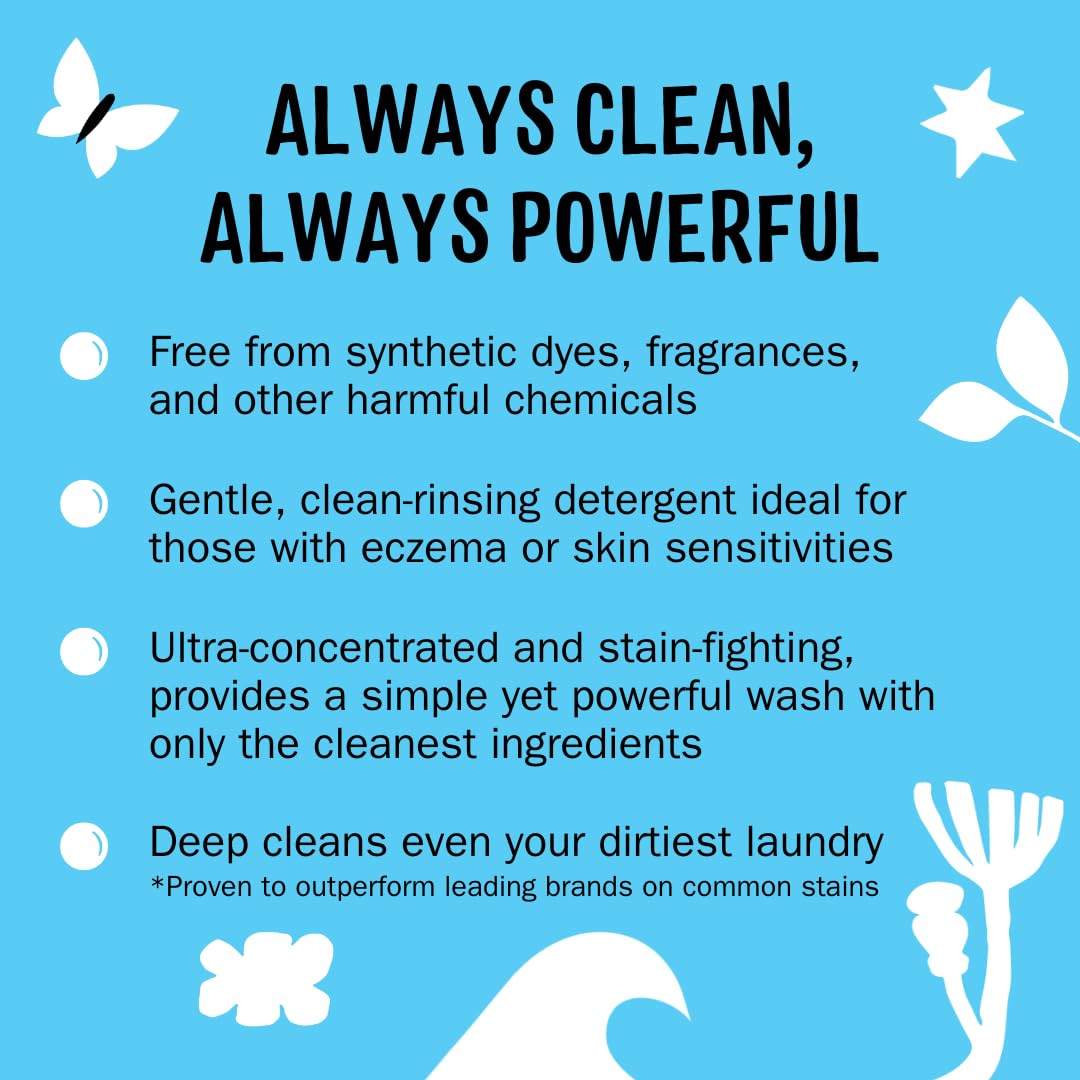 Molly's Suds Super Powder Detergent | Extra Strength Laundry Soap, Stain Fighting | Sensitive Skin | Simple, Effective Ingredients | 60 Loads - Lavender