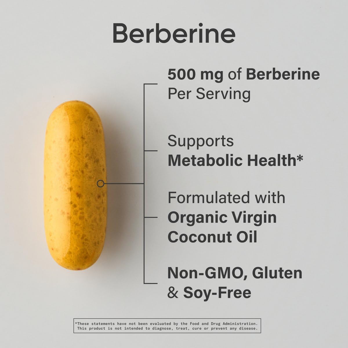 Sports Research Berberine - Herbal Ayurvedic Metabolic Health Support - 500 mg - 60 Capsules - Vegan Certified, Gluten-Free, Non-GMO - Nirvana Guru