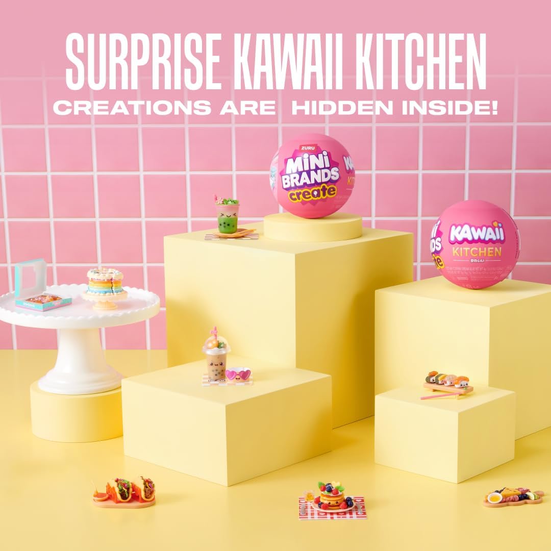 ZURU Mini Brands Create Kawaii Bouquets Mystery Capsule DIY Mini Collectible Toy zuru