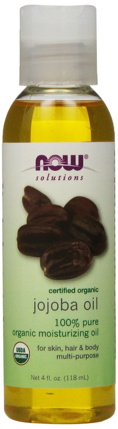 NOW Foods Solutions, Jojoba Oil, 100% Pure Moisturizing, Multi-Purpose Oil for Face, Hair and Body, 16-Ounce - Nirvana Guru