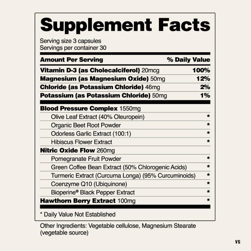 Snap Supplements Heart Health Supplements and Blood Circulation Supplements, 180 Capsules - Nirvana Guru