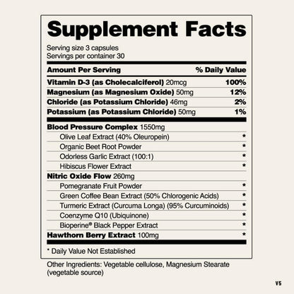Snap Supplements Heart Health Supplements and Blood Circulation Supplements, 180 Capsules - Nirvana Guru