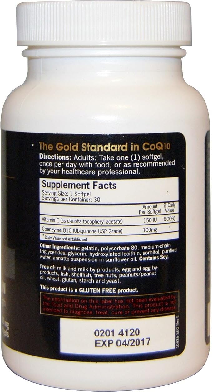 Qunol Ultra CoQ10 100mg Softgels- 3x Better Absorption, Antioxidant for Heart Health & Energy Production, Coenzyme Q10 Vitamins and Supplements, 3 Month Supply, 90 Count