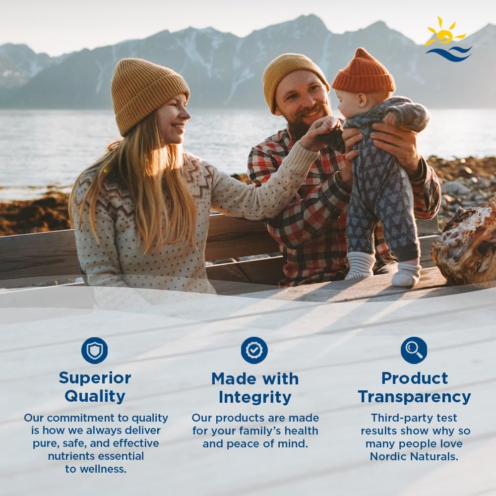 Nordic Naturals Ultimate Omega 2X Mini D3, Lemon Flavor - 60 Mini Soft Gels - 1120 mg Omega-3 + 1000 IU Vitamin D3 - EPA & DHA - Promotes Brain & Heart Health - 30 Servings - Nirvana Guru