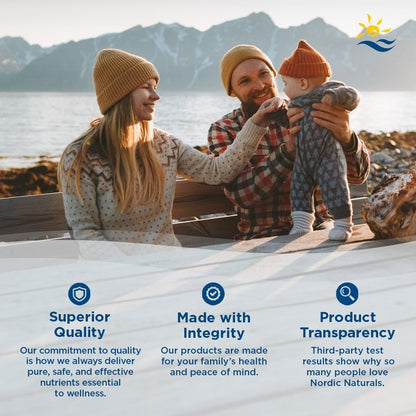 Nordic Naturals Ultimate Omega 2X Mini D3, Lemon Flavor - 60 Mini Soft Gels - 1120 mg Omega-3 + 1000 IU Vitamin D3 - EPA & DHA - Promotes Brain & Heart Health - 30 Servings - Nirvana Guru