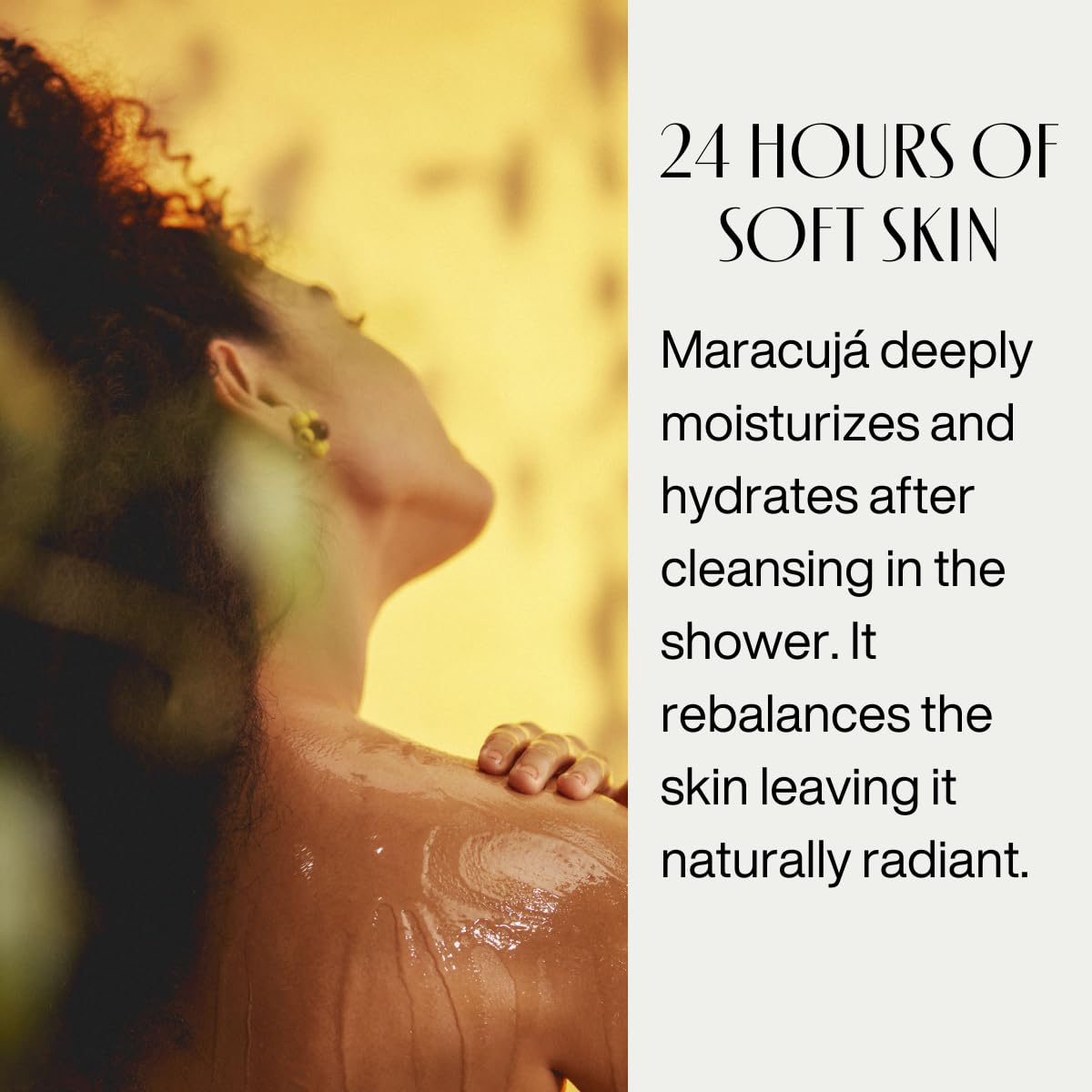 natura - Ekos Maracujá Triple Phase Shower Oil - Calming In-Shower or Bath Oil - Scented - Skin Moisturizer - Vegan Skin Care - Brazilian Beauty Secrets - Self Care - 6.7 fl oz (200ml) - Nirvana Guru