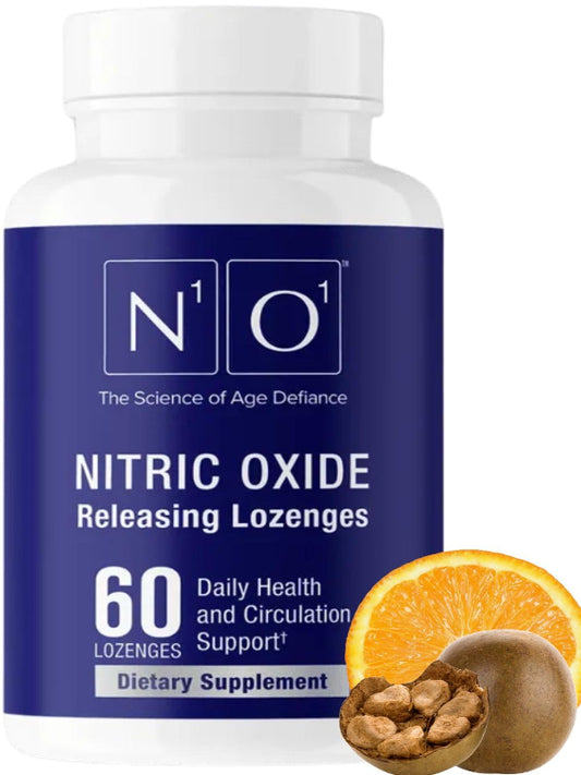 Nitric Oxide Lozenges - 60 Count - Nitric Oxide Supplement for Heart Health, Circulation, Energy, Blood Flow, Oxygenation, Healthy Blood Pressure, Cardiovascular Support for Men & Women Nirvana Guru