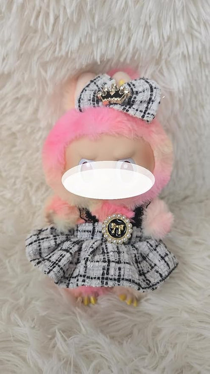 Clothes for LABUBU 17cm Doll (NO Doll),Outfit for LABUBU,Clothes Set for LABUBU Dress Up,Accessories for LABUBU nirvanaguru