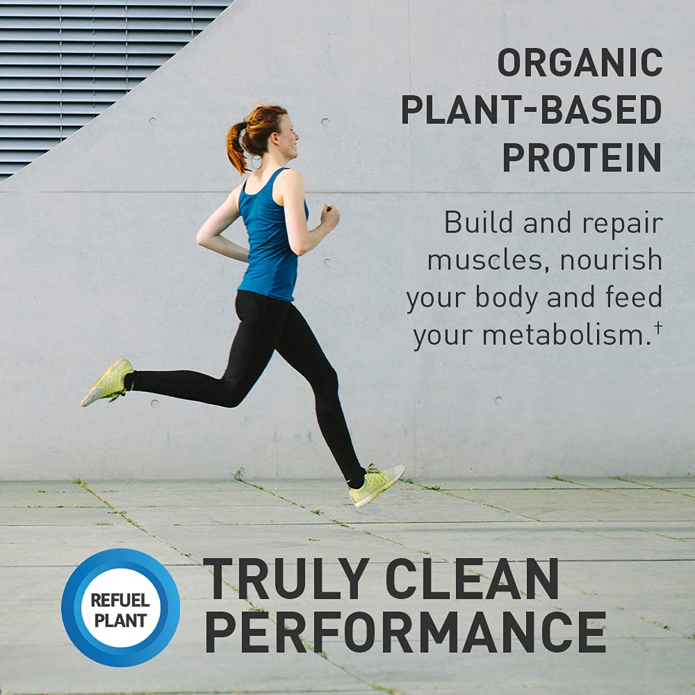 Organic Vegan Chocolate Protein Powder with Probiotics, BCAAs, 30g Plant Protein, NSF Certified, Gluten Free & Sport, Non GMO, Garden of Life Sport Protein Powder - 19 Servings - Nirvana Guru