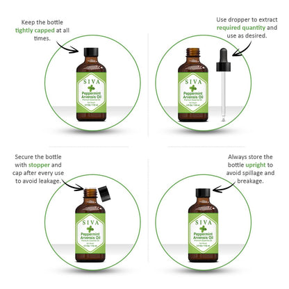 SIVA Lavender Essential Oil - 4 Fl Oz – Natural Lavender Oil - for Diffuser, Face, Skin Care, Aromatherapy, Hair Care, Scalp and Body Massage - with Dropper - Nirvana Guru