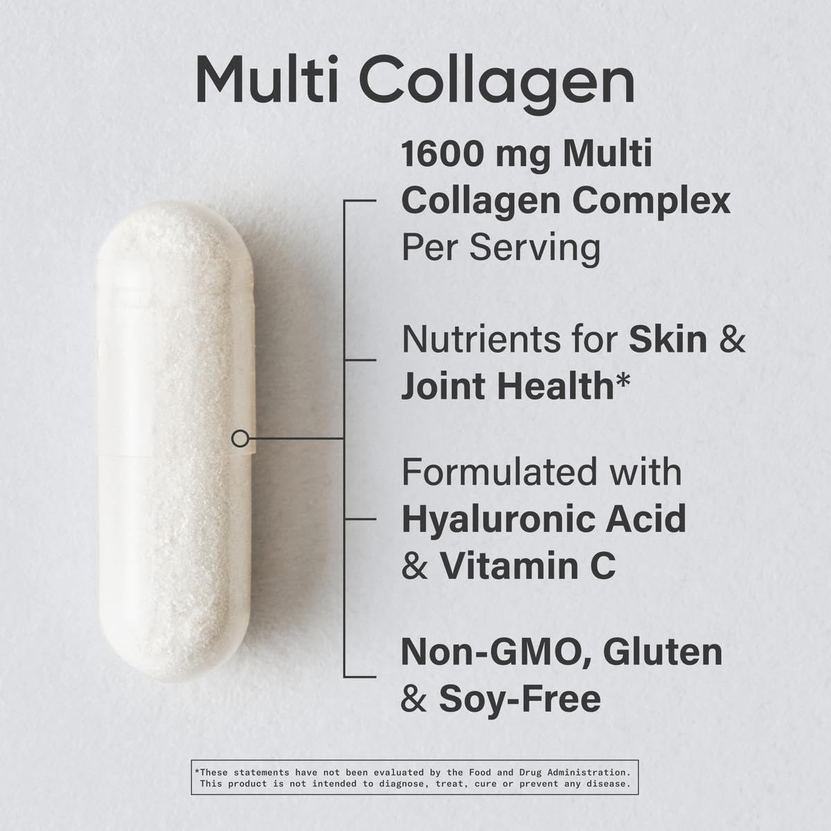 Sports Research Multi Collagen Pills (Type I, II, III, V, X) Hydrolyzed Collagen Peptides with Hyaluronic Acid + Vitamin C | Non-GMO Verified & Gluten Free - 90 Capsules - Nirvana Guru
