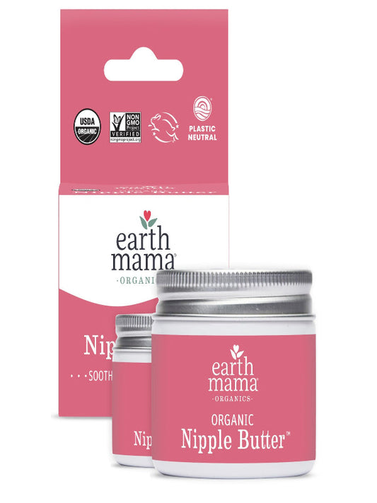 Earth Mama Organic Nipple Butter™ | Nipple Cream Safe for Breastfeeding | Postpartum Essentials for Nursing | Non Lanolin Nipple Cream, 2-Fluid Ounce Nirvana Guru