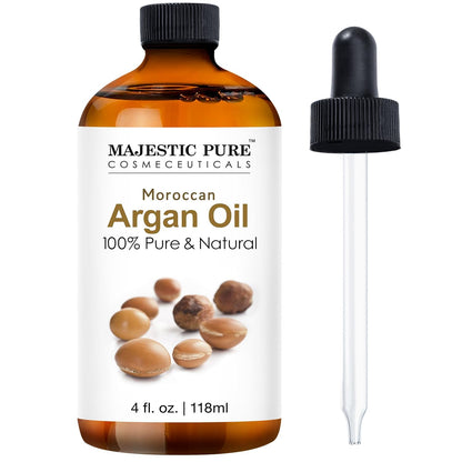 Majestic Pure Lavender Essential Oil with Glass Dropper | 100% Pure and Natural Lavender Oil | Premium Grade Essential Oils for Diffusers, Skin, Aromatherapy, Massage | 4 Fl Oz - Nirvana Guru