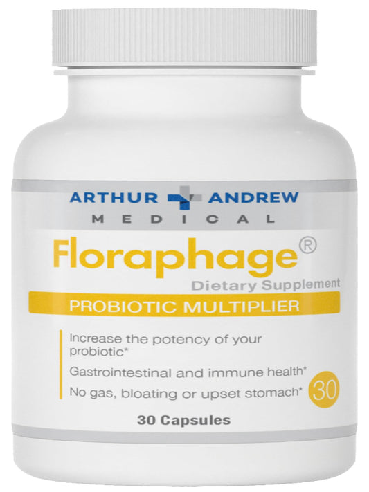 Arthur Andrew Medical, Floraphage, Prebiotic Formula and Probiotic Multiplier, 90 Capsules Nirvana Guru