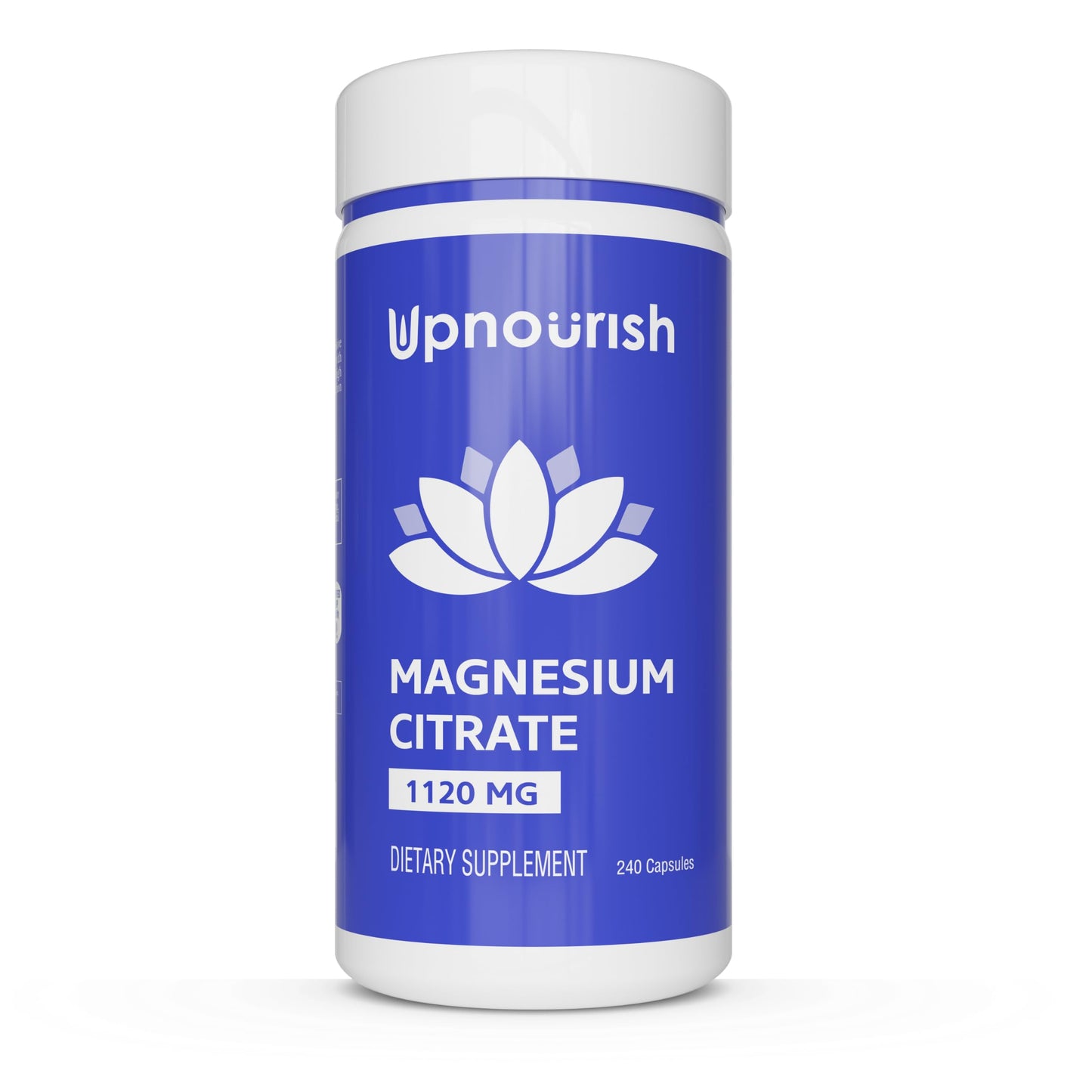 UpNourish Magnesium Supplement - 10 in 1 Magnesium Complex - Full Spectrum Magnesium Mineral Supplements with Glycinate, Citrate, Taurate, Malate, Carbonate, Oxide and More, 240 Vegan Capsules Nirvana Guru